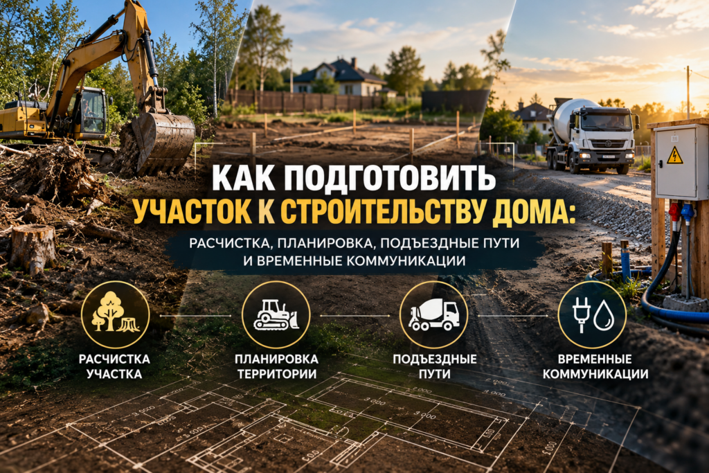 подготовка участка к строительству
